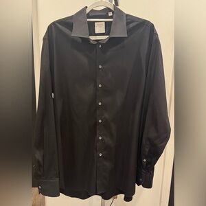 Thomas Pink Athletic Fit Stretch Plain Poplin Dress Shirt